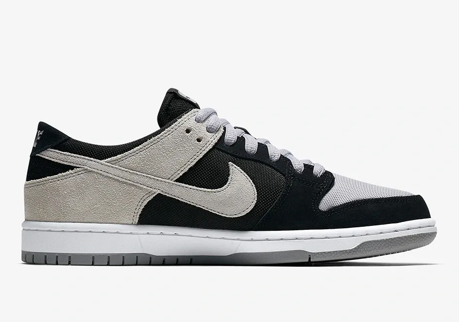 Nike SB Zoom Dunk Low Pro Black Wolf Grey White 854866-001