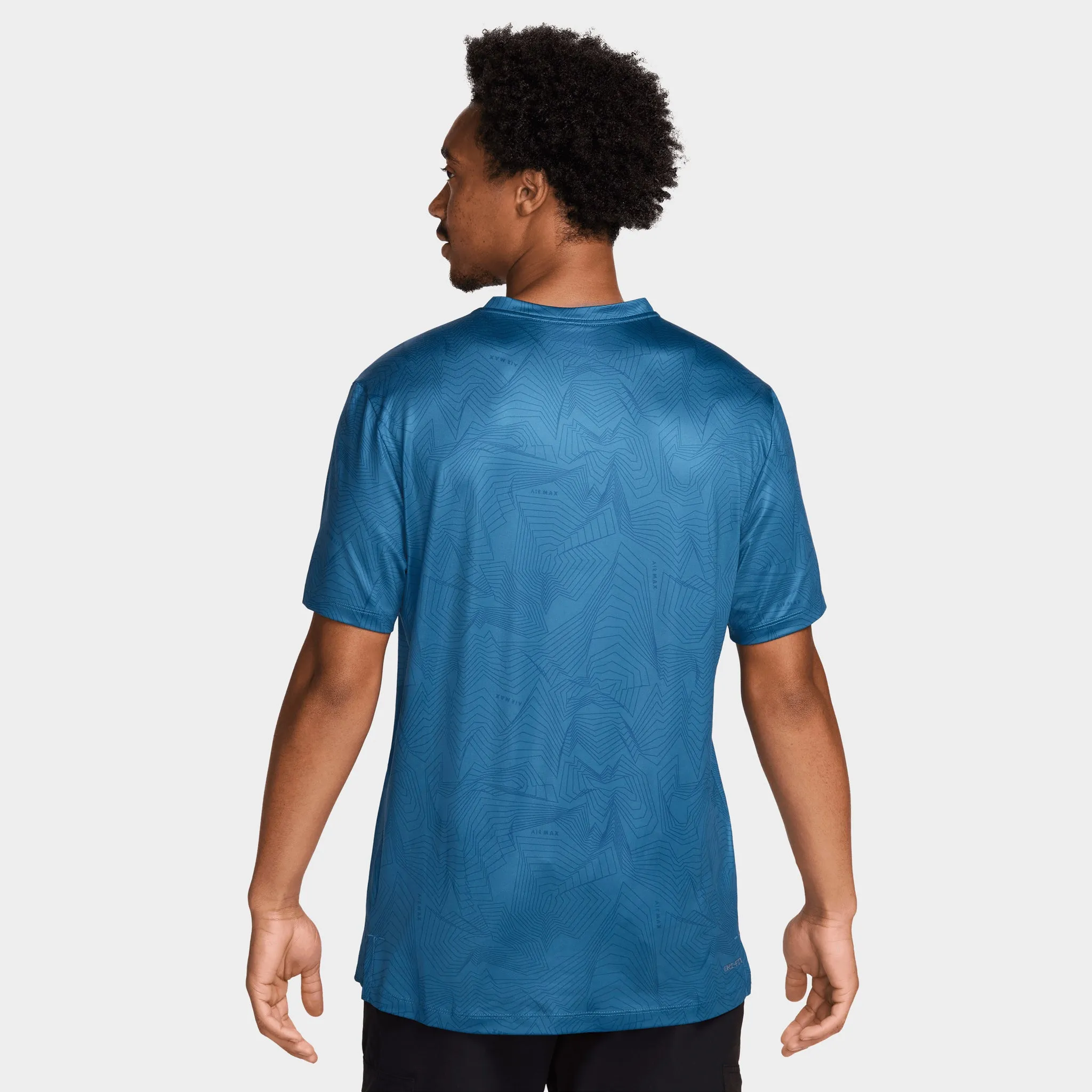 Nike Sportswear Air Max All-over Print Dri-FIT T-shirt Court Blue / White