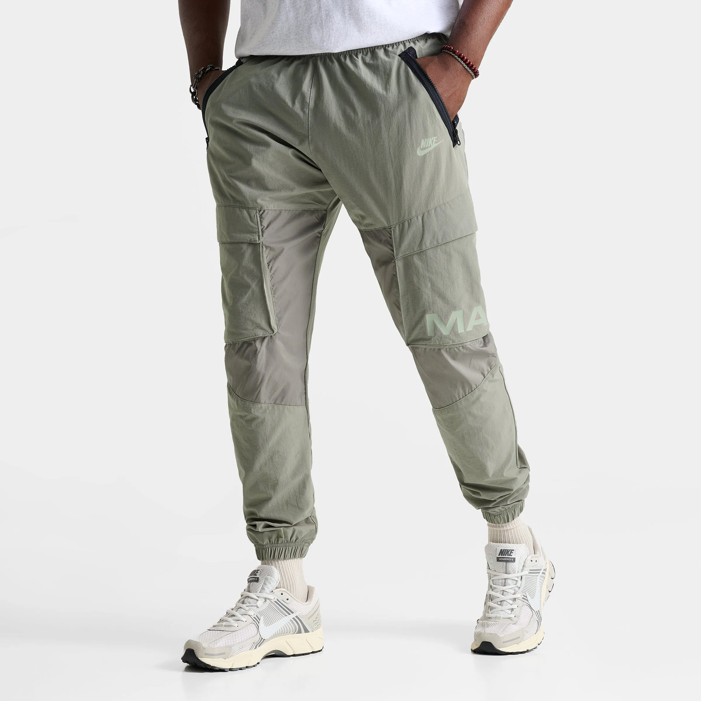 Nike Sportswear Air Max Woven Cargo Pants Dark Stucco / Jade Horizon - Black