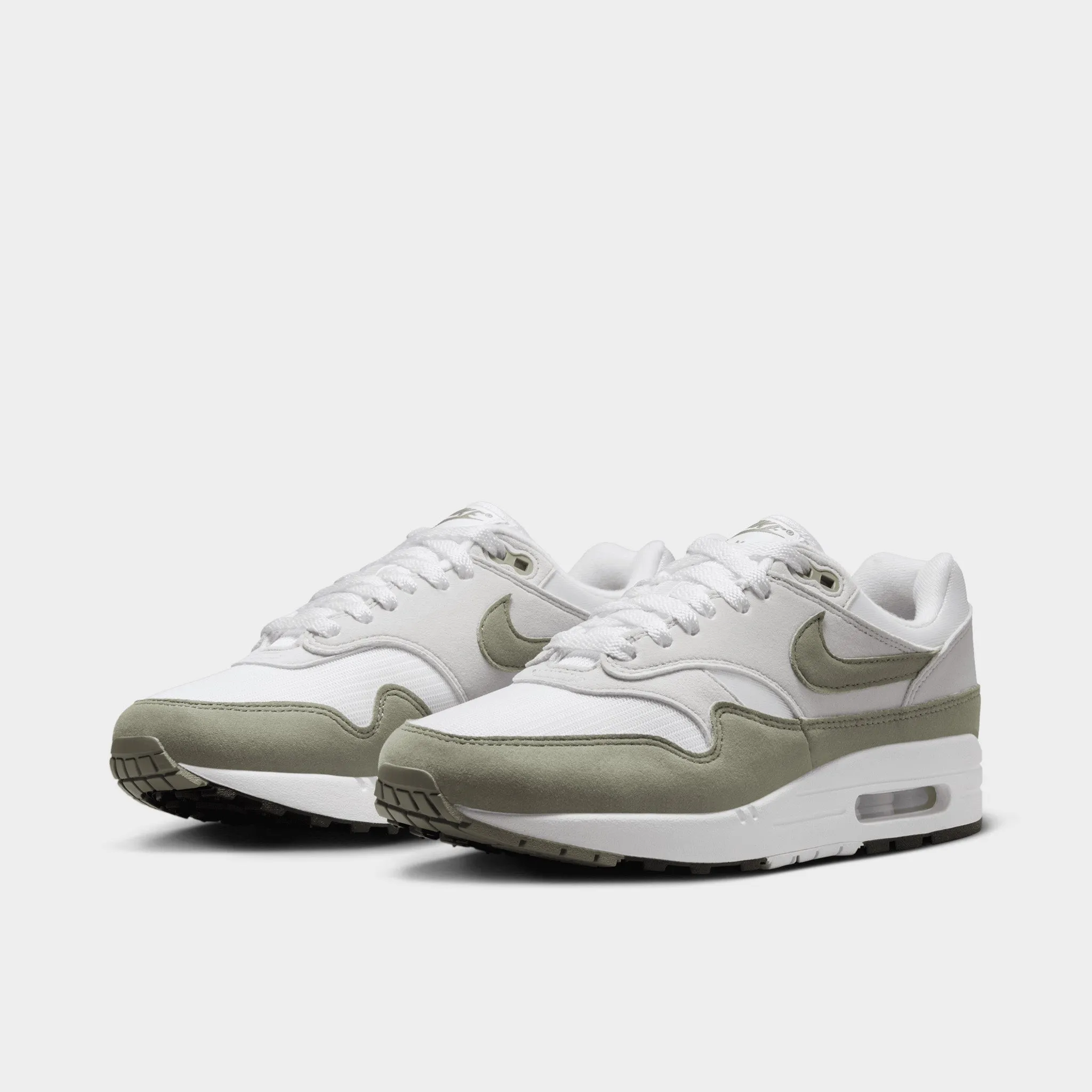 Nike Women's Air Max 1 '87 White / Light Army - Neutral Grey