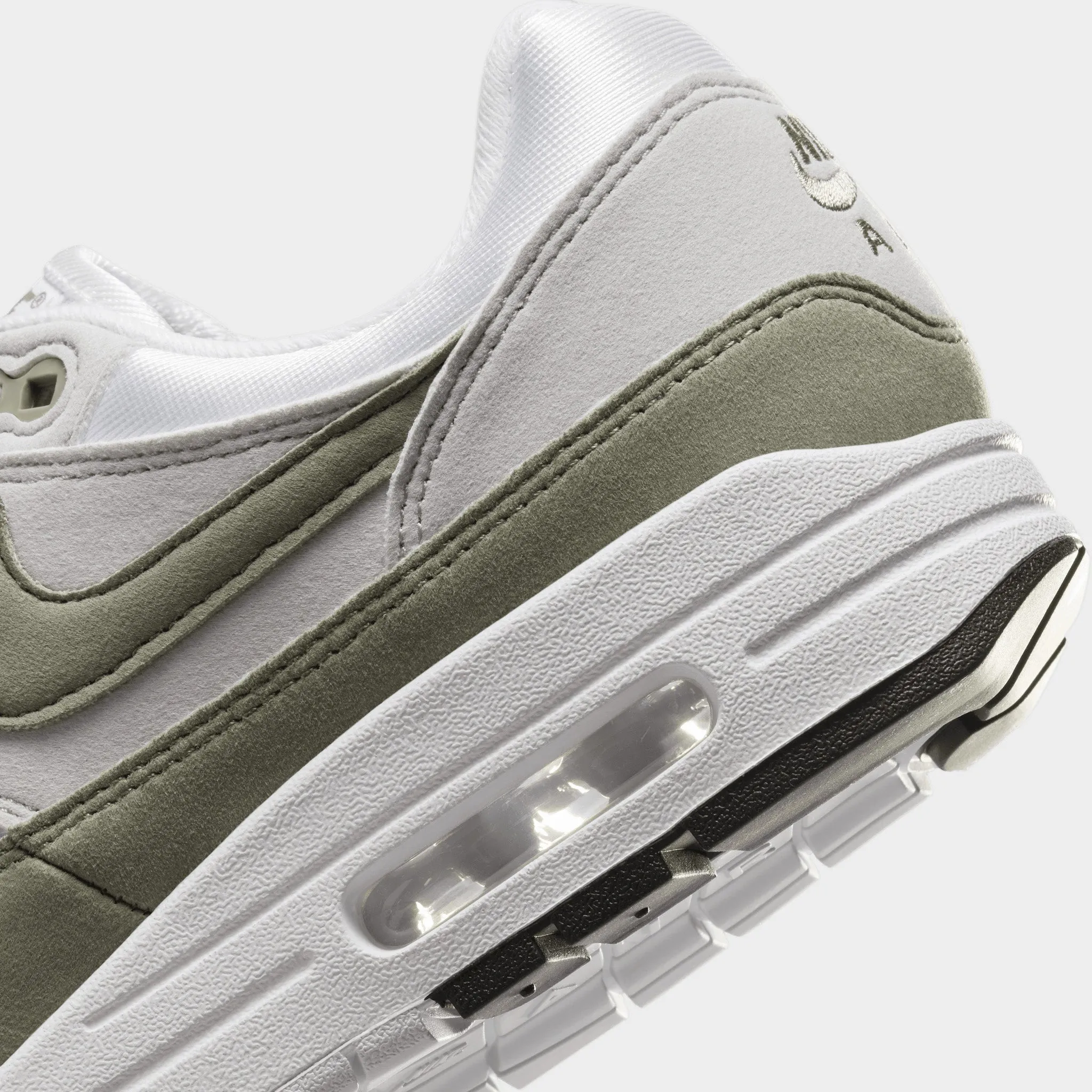 Nike Women's Air Max 1 '87 White / Light Army - Neutral Grey