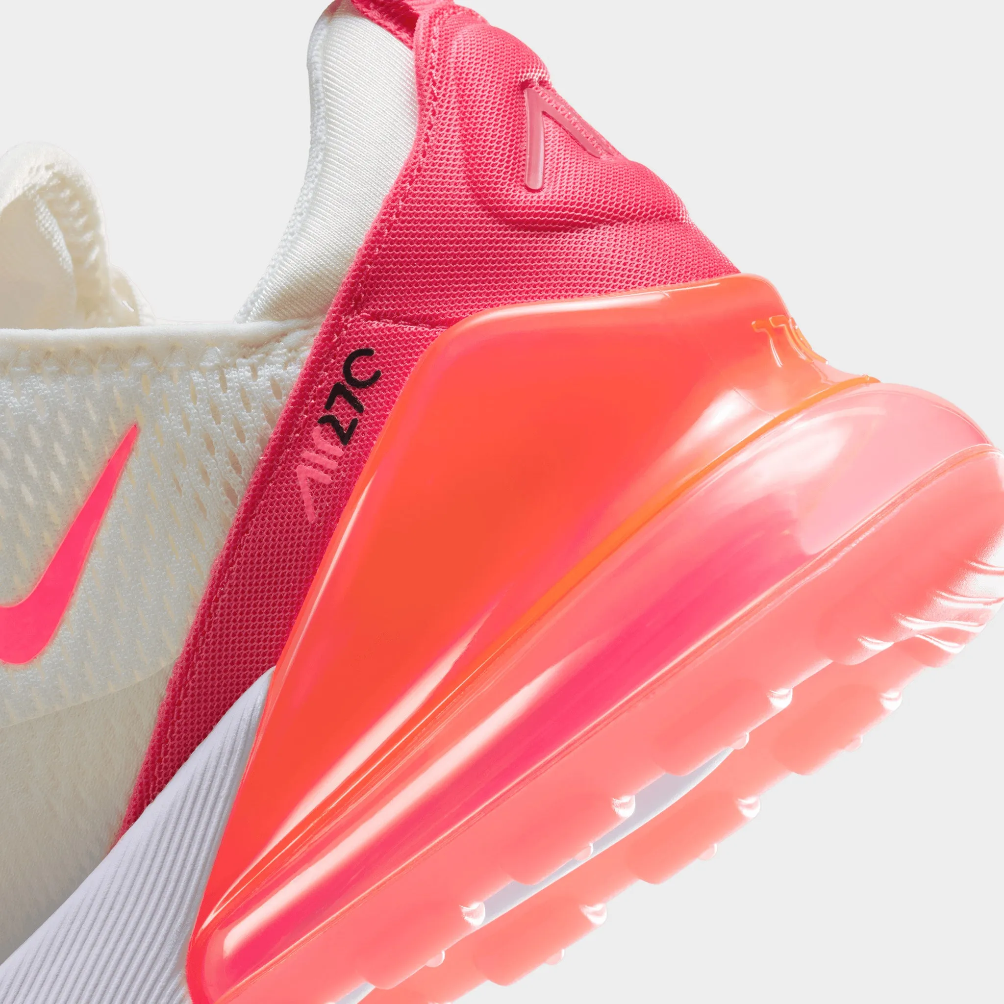 Nike Women's Air Max 270 Sail / Hot Punch - Aster Pink