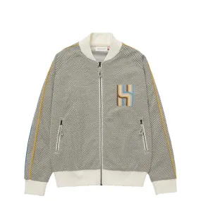 NOVELTY KNIT TRACK JACKET