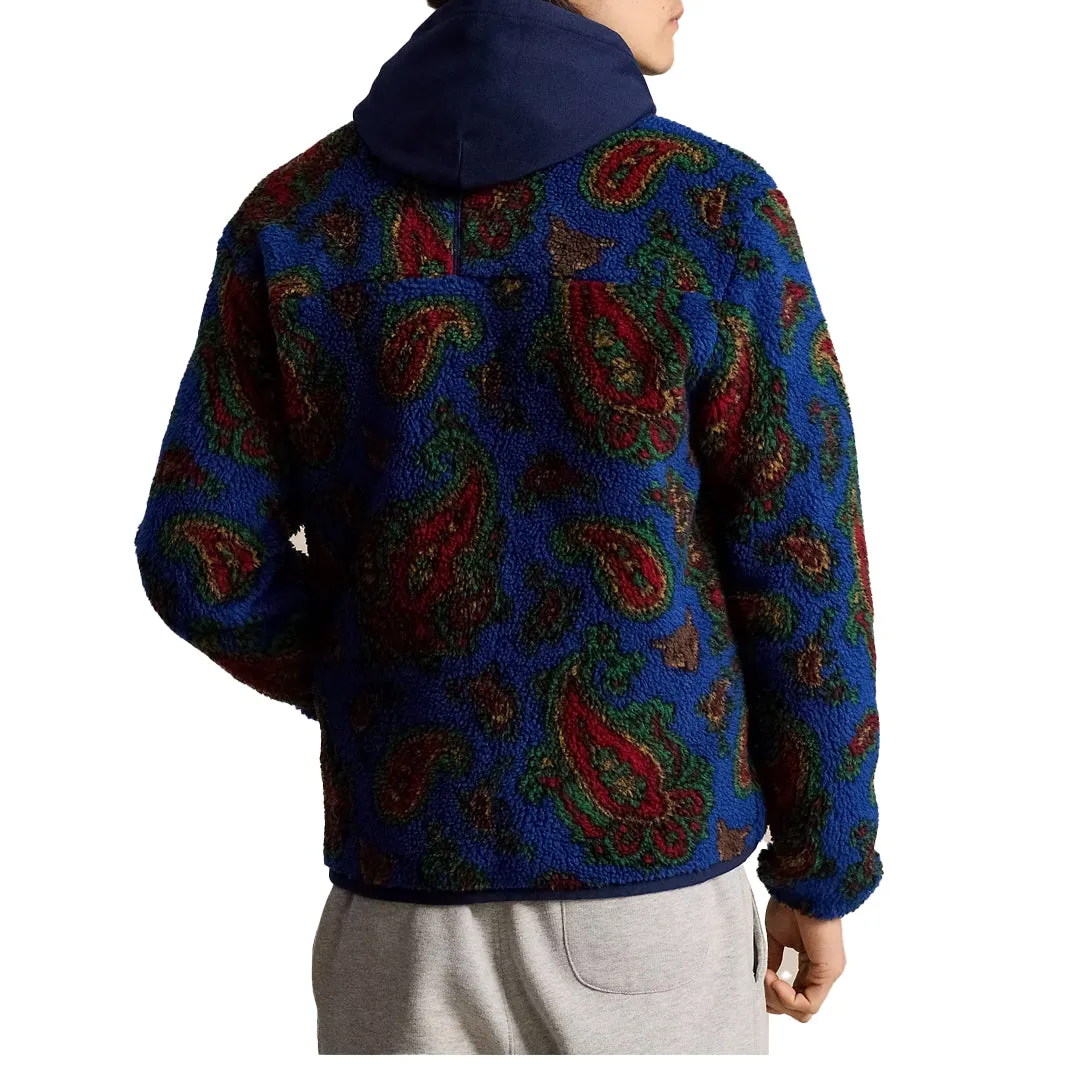 PAISLEY PILE FLEECE JACKET