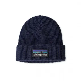 Patagonia B Kids Logo Beanie - P-6 Logo / New Navy