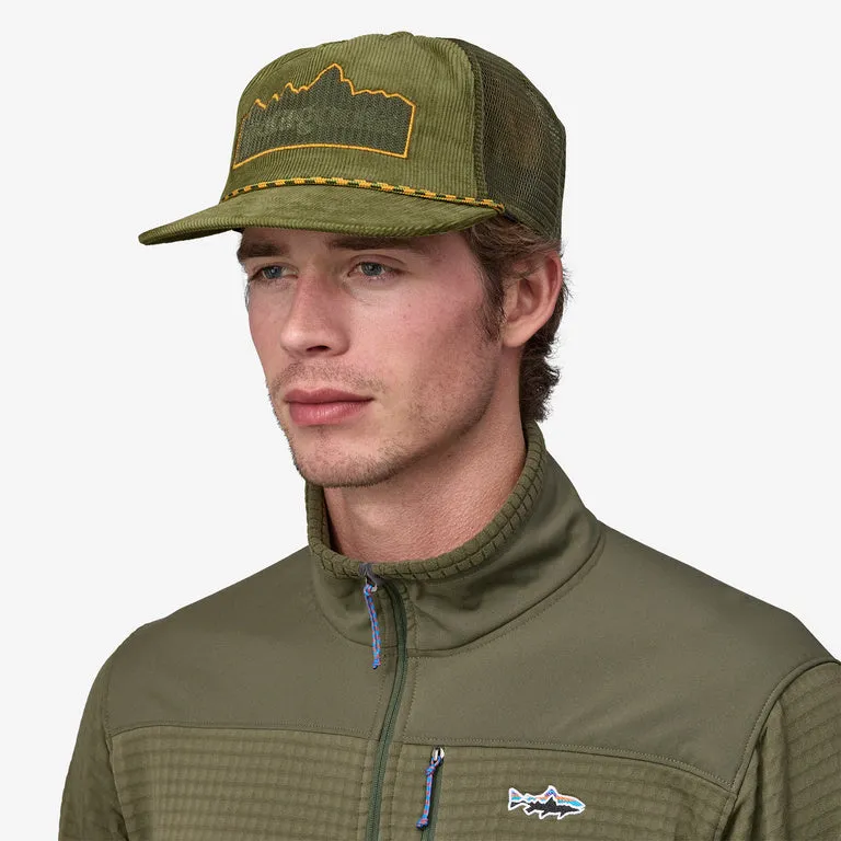 Patagonia Fly Catcher Hat - Fitz Roy Frame: Buckhorn Green