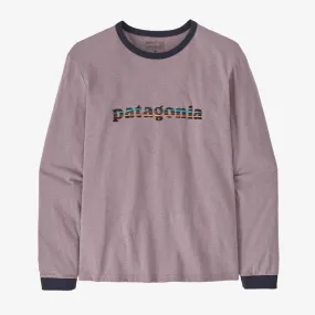 Patagonia Long-Sleeved '73 Text Logo Responsibili-Tee Womens