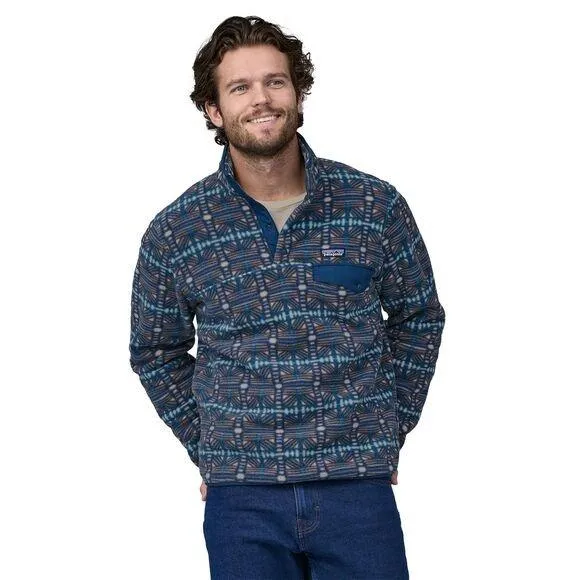 Patagonia Men's Lightweight Synchilla Snap T Pullover - Navy | George Fisher UK