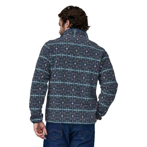 Patagonia Men's Lightweight Synchilla Snap T Pullover - Navy | George Fisher UK