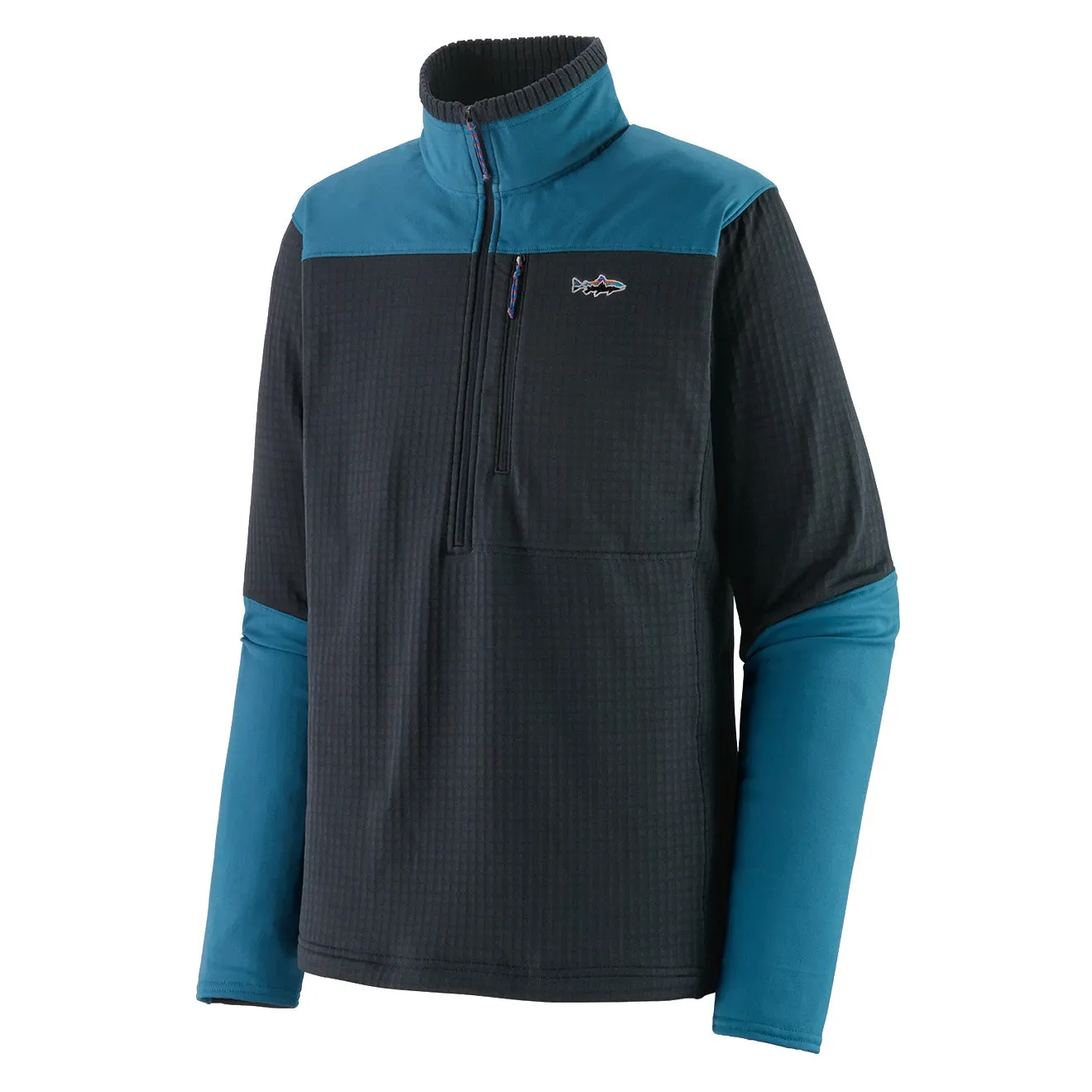 Patagonia Men's Long-Sleeved R1 Fitz Roy 1/4-Zip