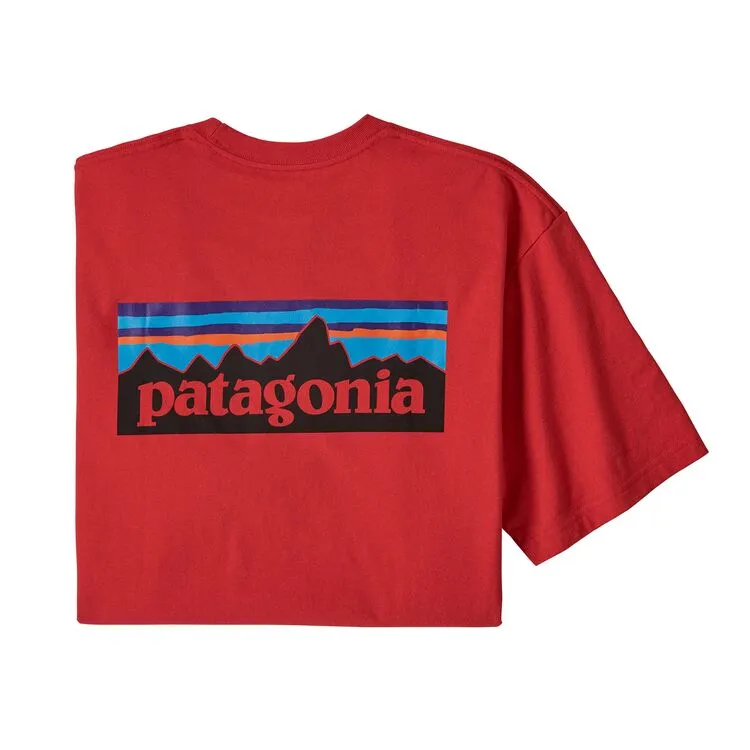 Patagonia - M's P-6 Logo Responsibili-Tee - Fire Red-