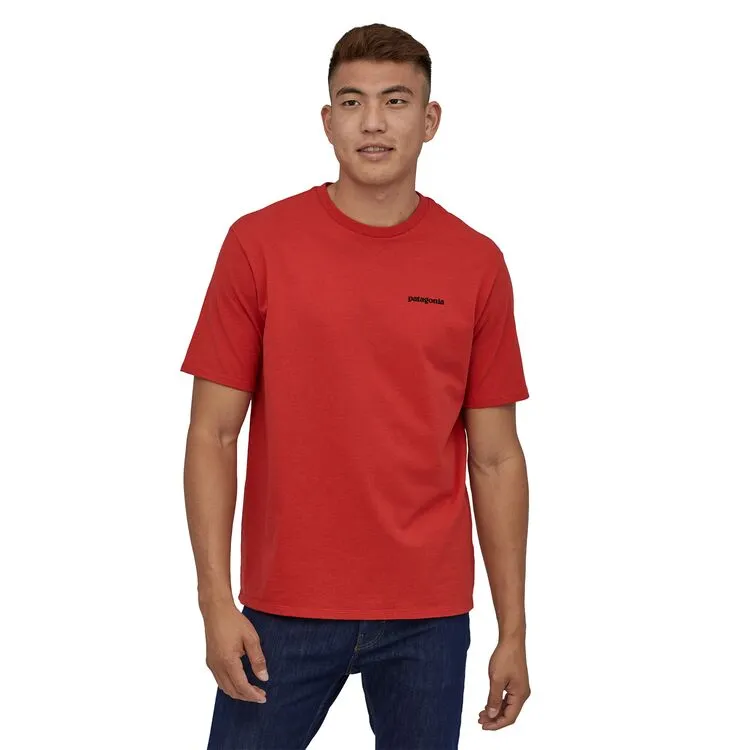 Patagonia - M's P-6 Logo Responsibili-Tee - Fire Red-