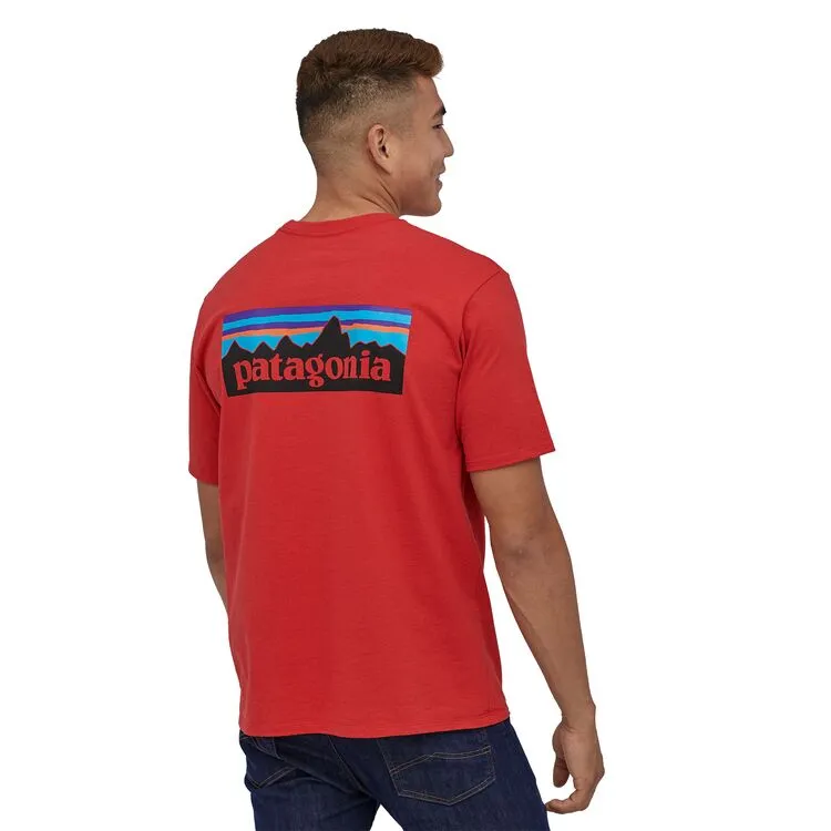 Patagonia - M's P-6 Logo Responsibili-Tee - Fire Red-