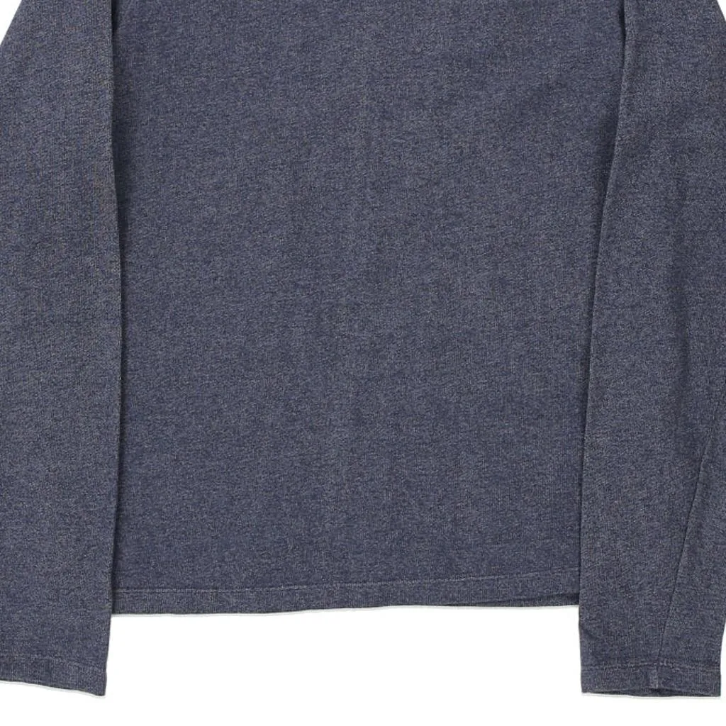 Patagonia Spellout Sweatshirt - Small Blue Cotton Blend