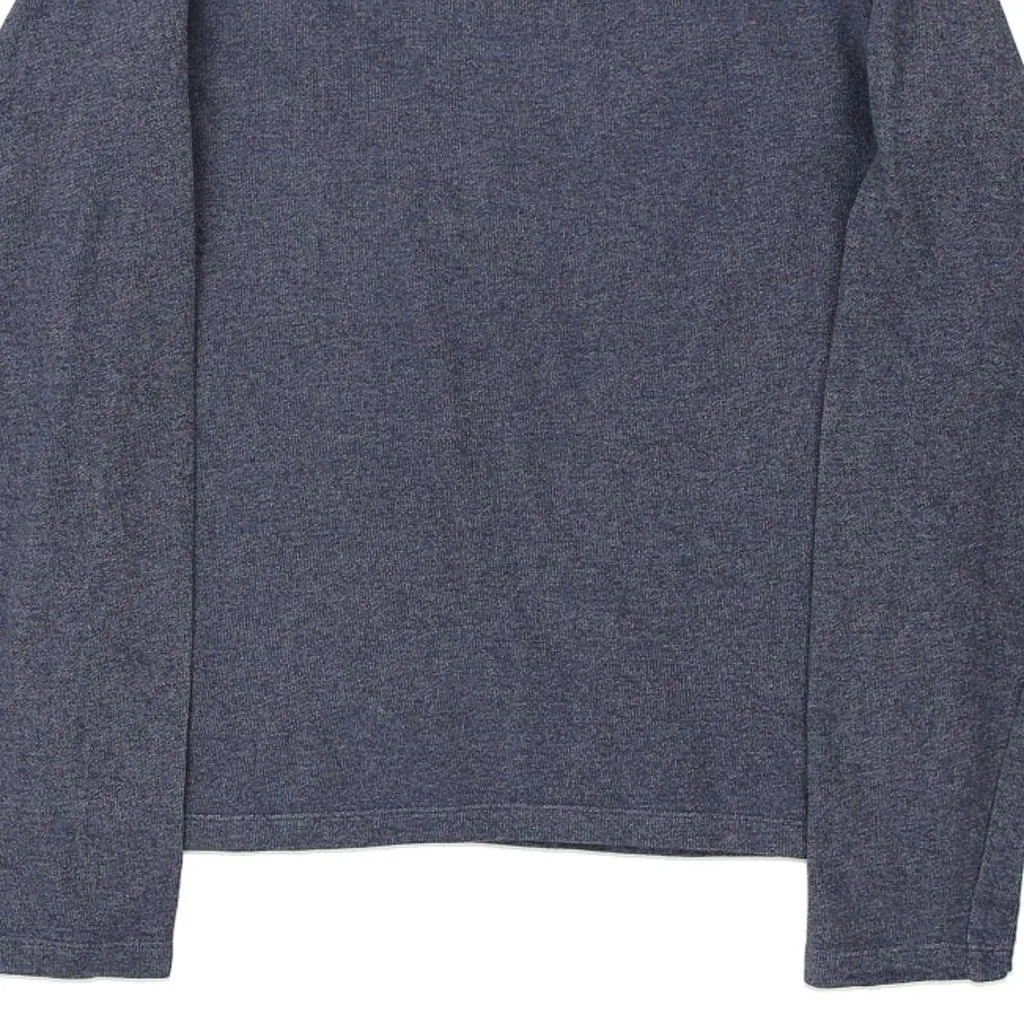 Patagonia Spellout Sweatshirt - Small Blue Cotton Blend