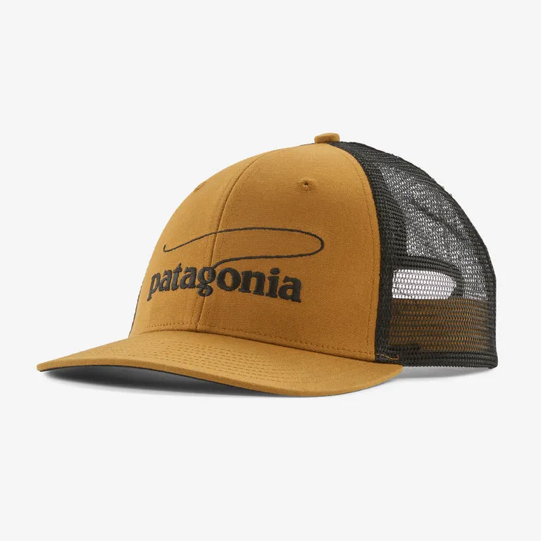 Patagonia Take a Stand Trucker Hat - Casting Logo: Raptor Brown