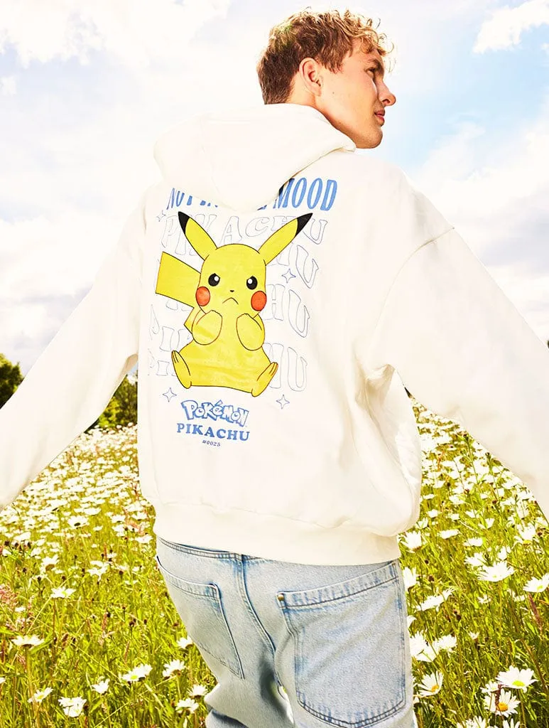 Pokemon Men's Pikachu Hoodie In White