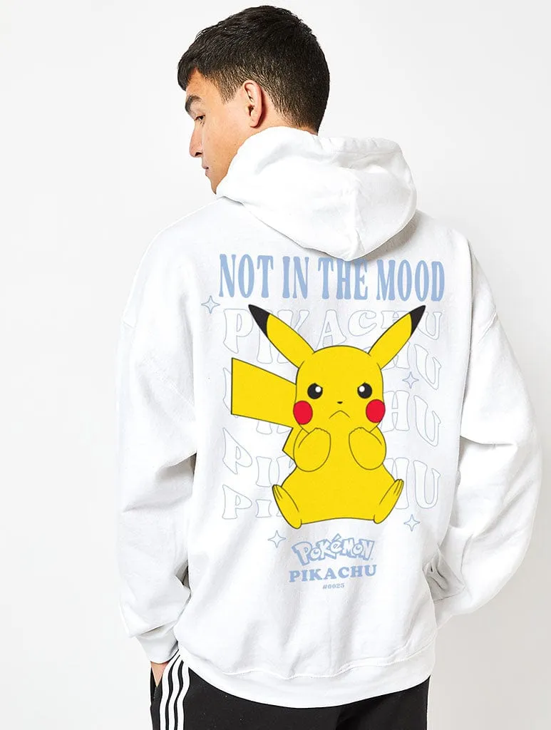 Pokemon Men's Pikachu Hoodie In White