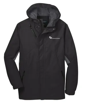 Port Authority Waterproof Jacket, Black/ Magnet Grey [CR Powered by Epiroc]