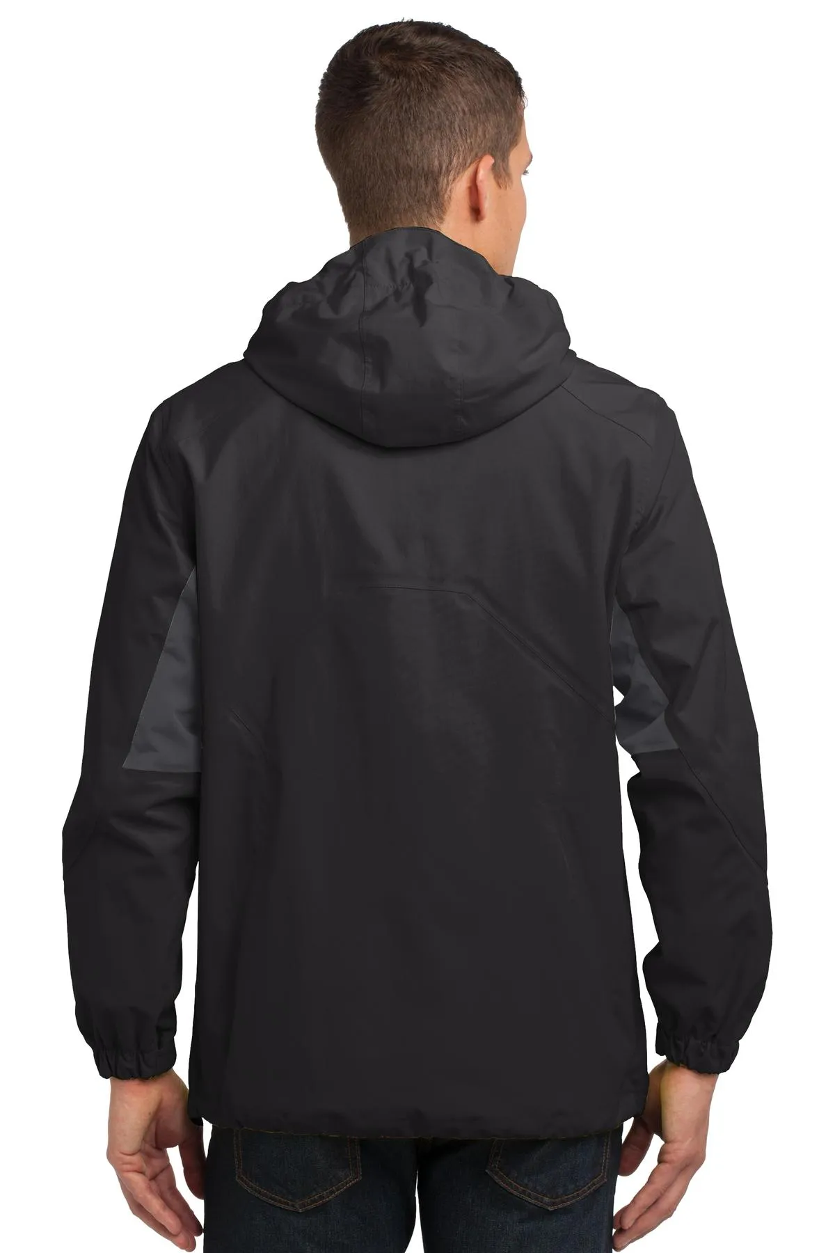 Port Authority Waterproof Jacket, Black/ Magnet Grey [CR Powered by Epiroc]