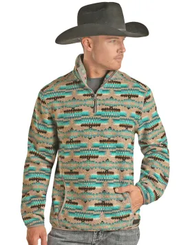 Product Name:  Panhandle Men's Southwestern Print Berber Pullover