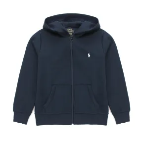 Ralph Lauren Blue Zip Up Hoodie For Boy 01