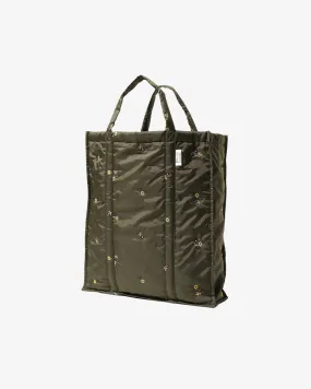 Rhodolirion Padded Market Tote Flower Olive