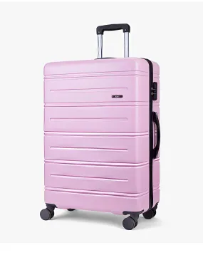 Rock Lisbon Large Suitcase Powder Pink | Simply Be