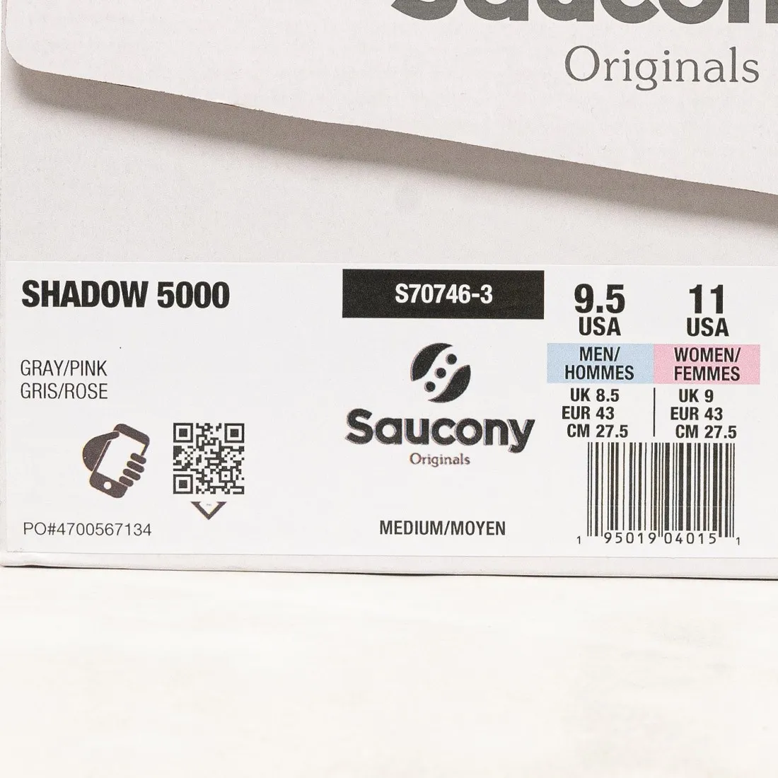 Saucony Men Shadow 5000 (gray / pink)