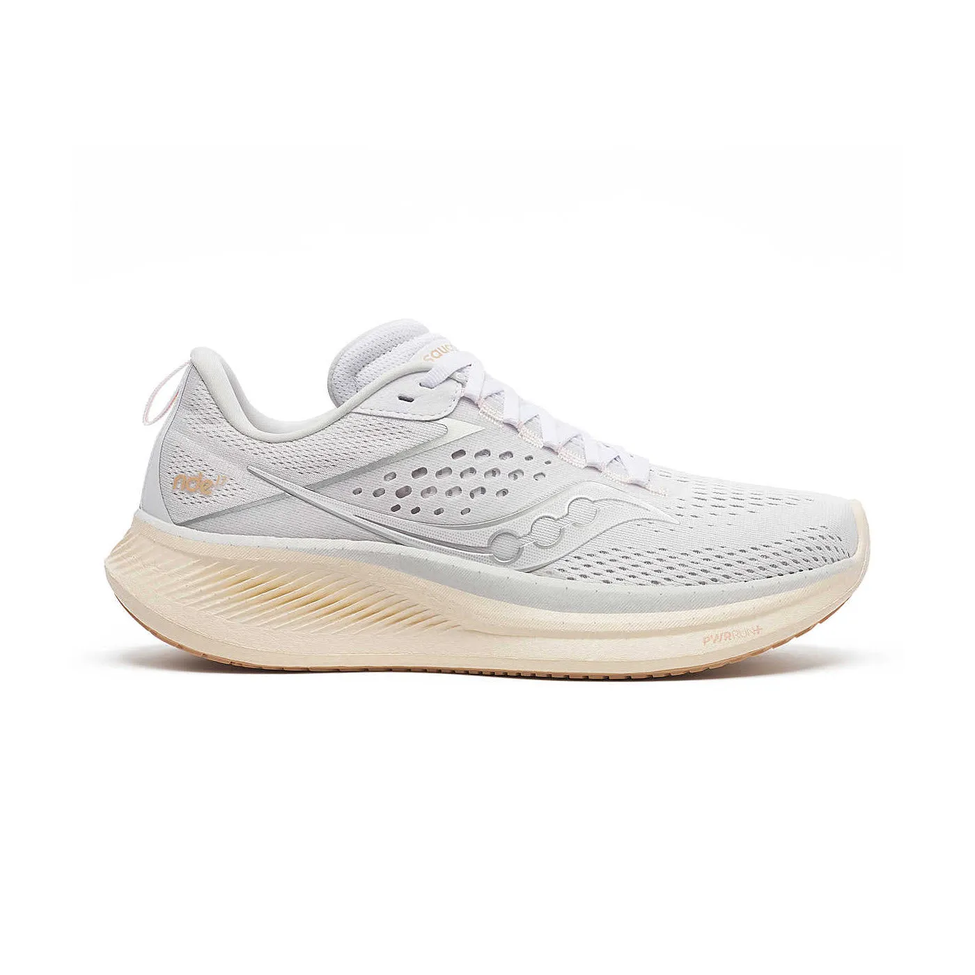 SAUCONY RIDE 17 WHITE/PEARL - WOMENS