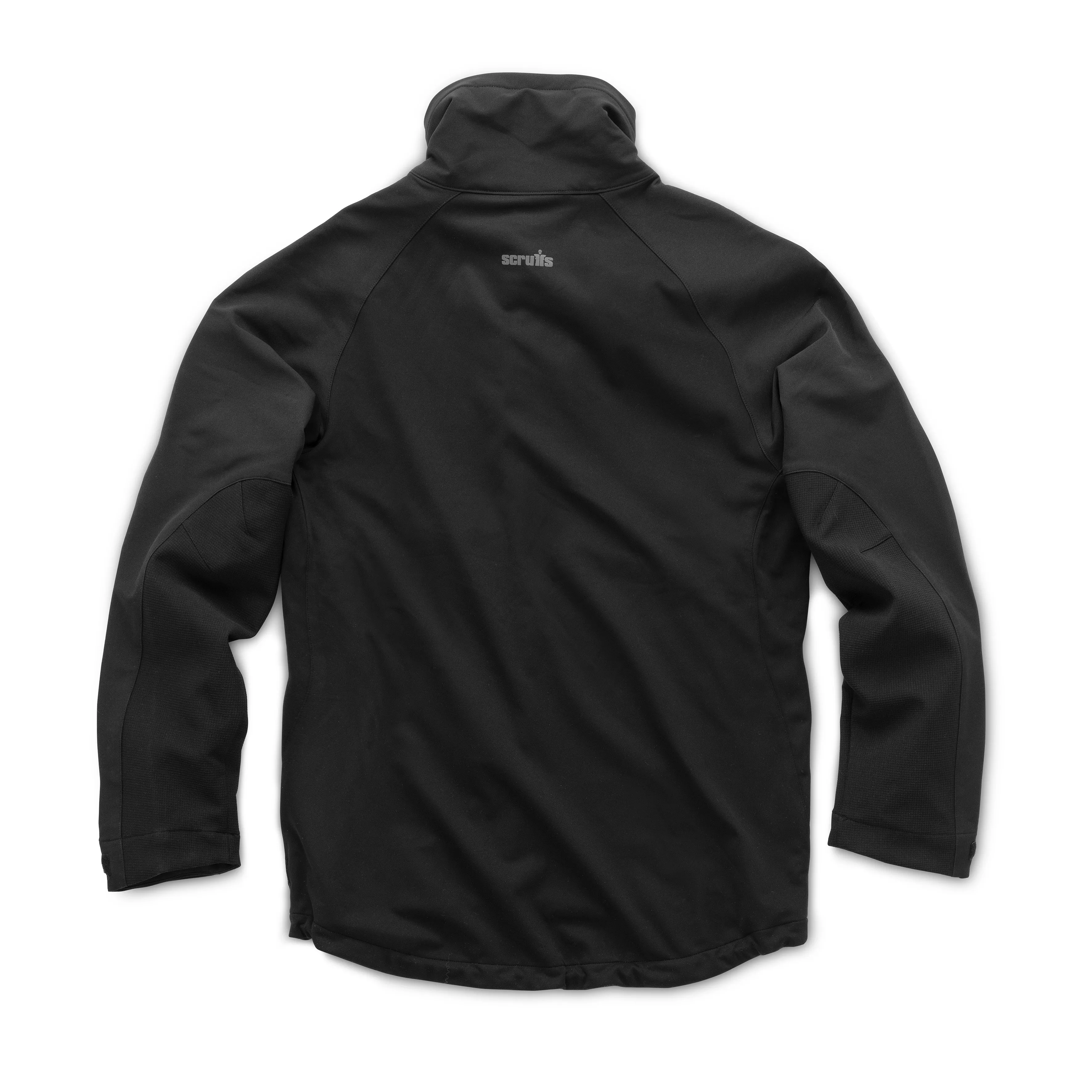 Scruffs Trade Flex Softshell Jacket 4-Way Flex Fabric Black Size Medium