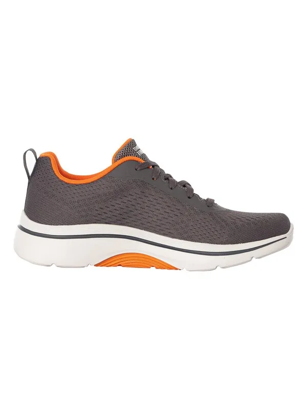 Skechers Go Walk Arch Fit 2.0 Idyllic 2 Trainers - Charcoal/Orange