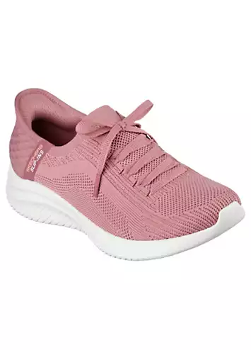 Skechers Slip Ins Ultra Flex 3.0 Brilliant Path Mauve Trainers