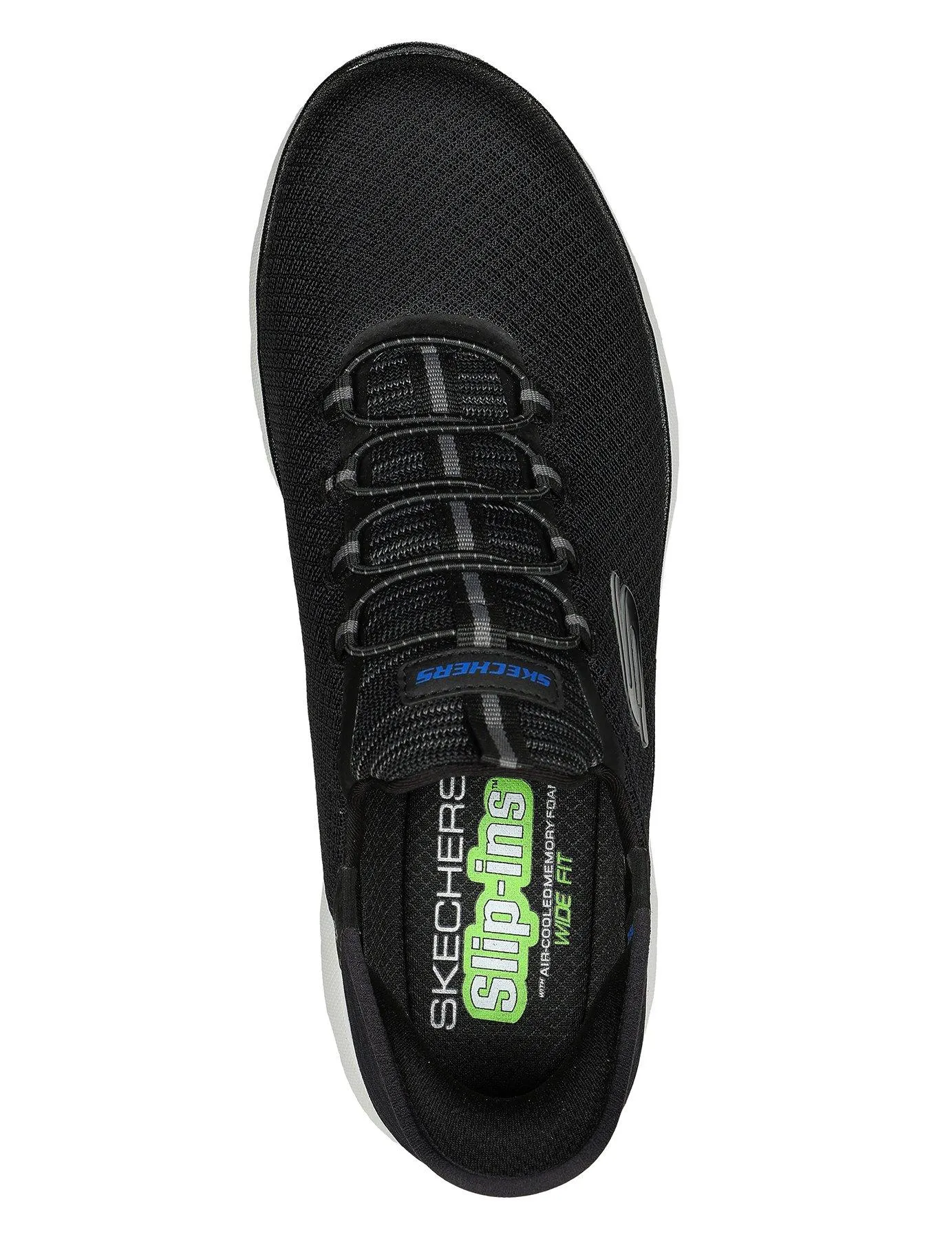 Skechers Summits Slip-Ins Trainers - Black Mesh