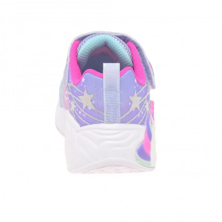 Skechers Unicorn Dreams Lights Girls Trainers