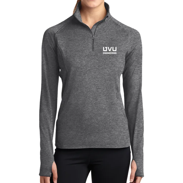 Sport-Tek Ladies Sport-Wick Stretch 1/2-Zip Pullover - UVU Engineering