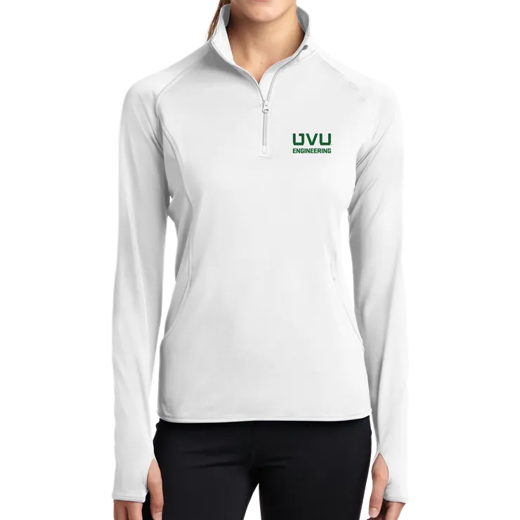 Sport-Tek Ladies Sport-Wick Stretch 1/2-Zip Pullover - UVU Engineering