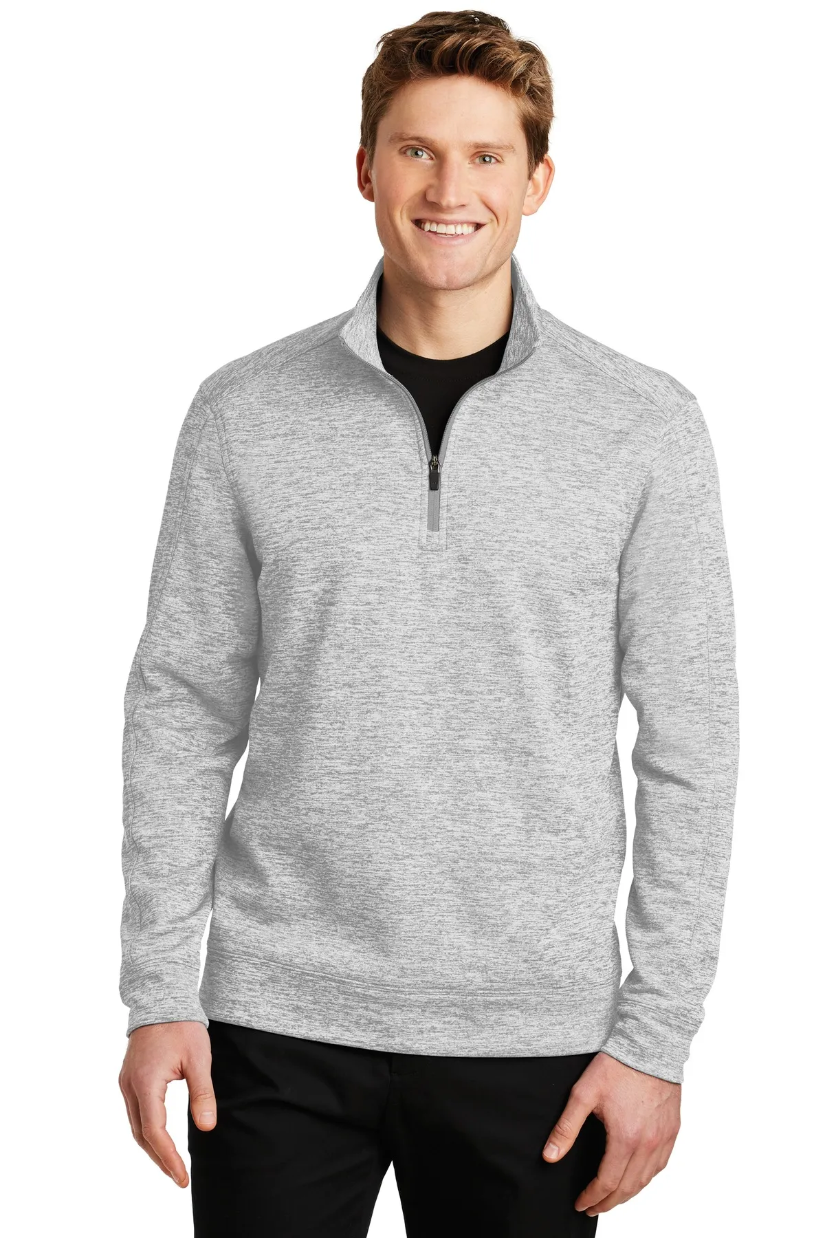 Sport-Tek  PosiCharge  Electric Heather Fleece 1/4-Zip Pullover. ST226