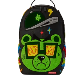 Sprayground Money Bear Mind Over Matter Backpack - Black / Green / White