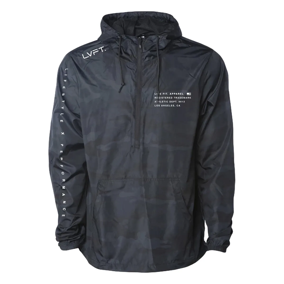 Stealth Pullover Anorak - Black/Camo