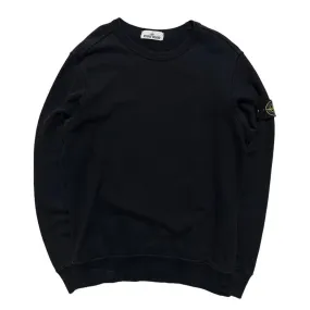 Stone Island Black Pullover Crewneck