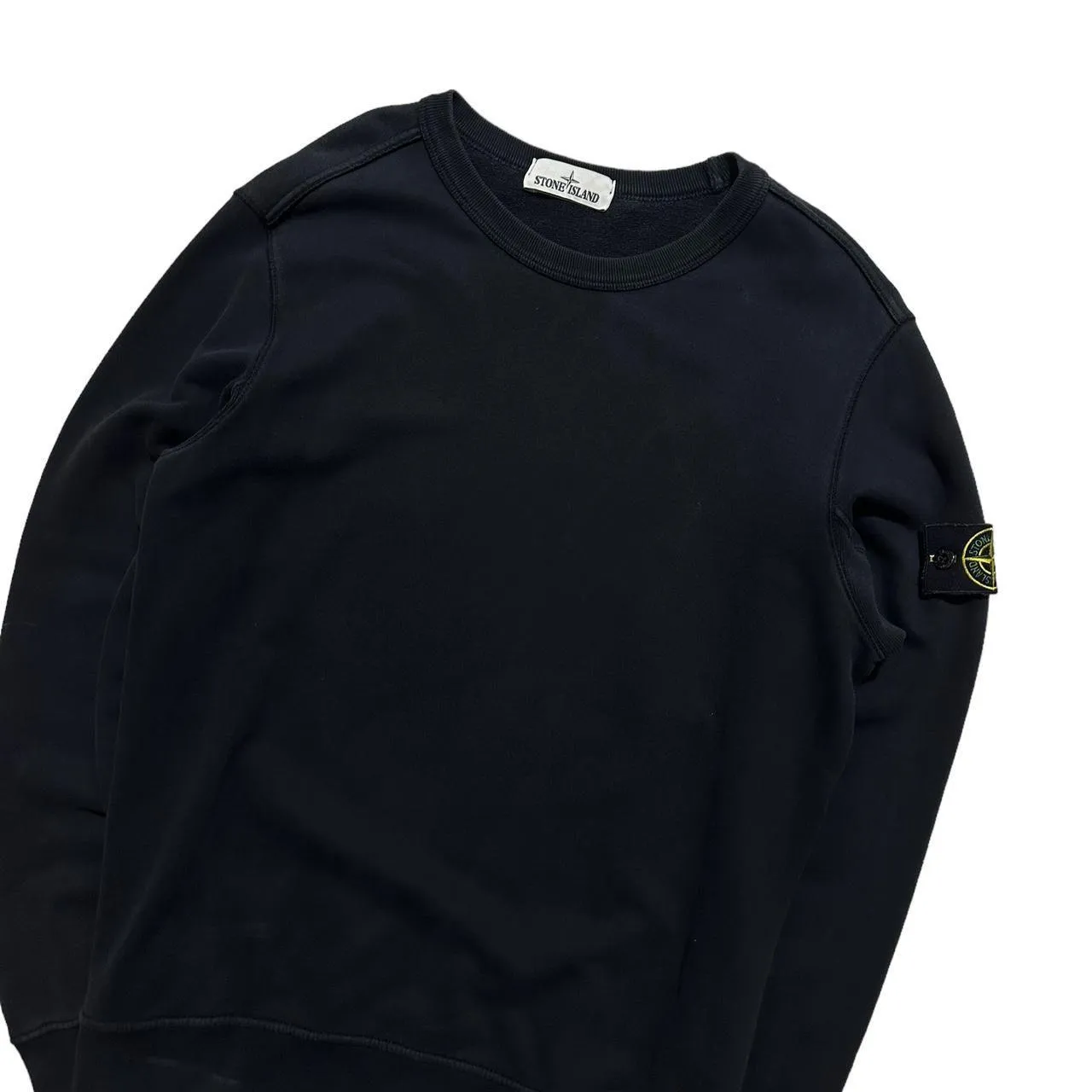 Stone Island Black Pullover Crewneck