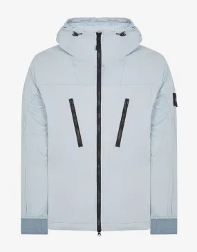 Stone Island Blue Skin Touch Nylon-TC Packable Jacket