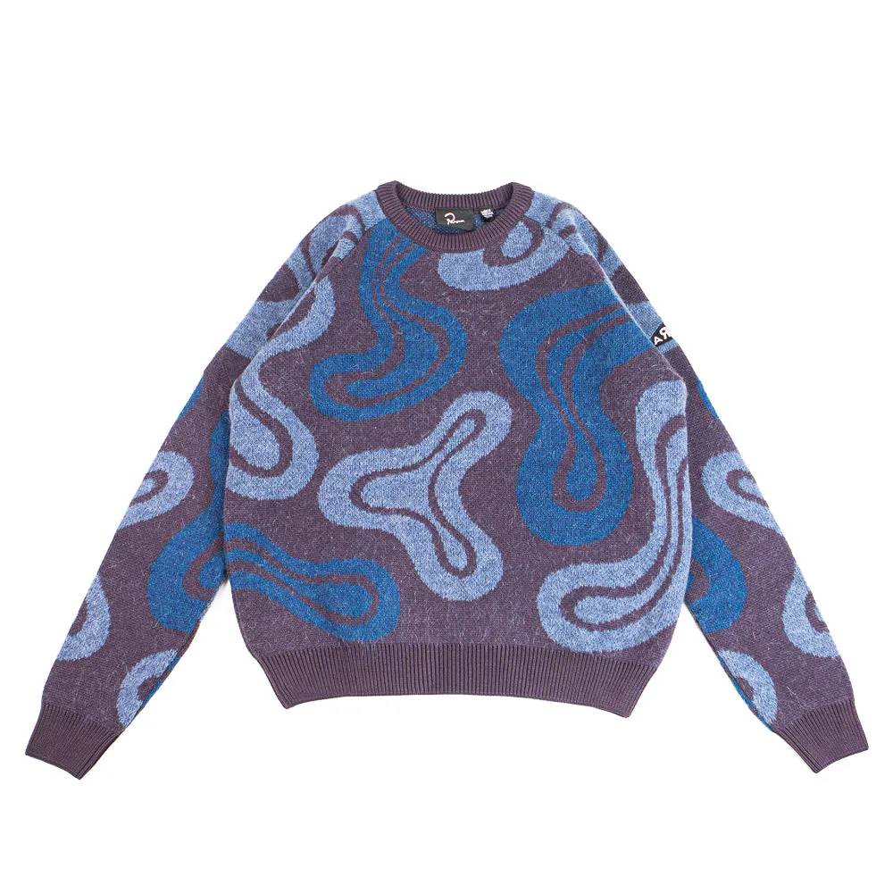 Stupid Lava Lamp Knitted Pullover (Dark Mahogany)