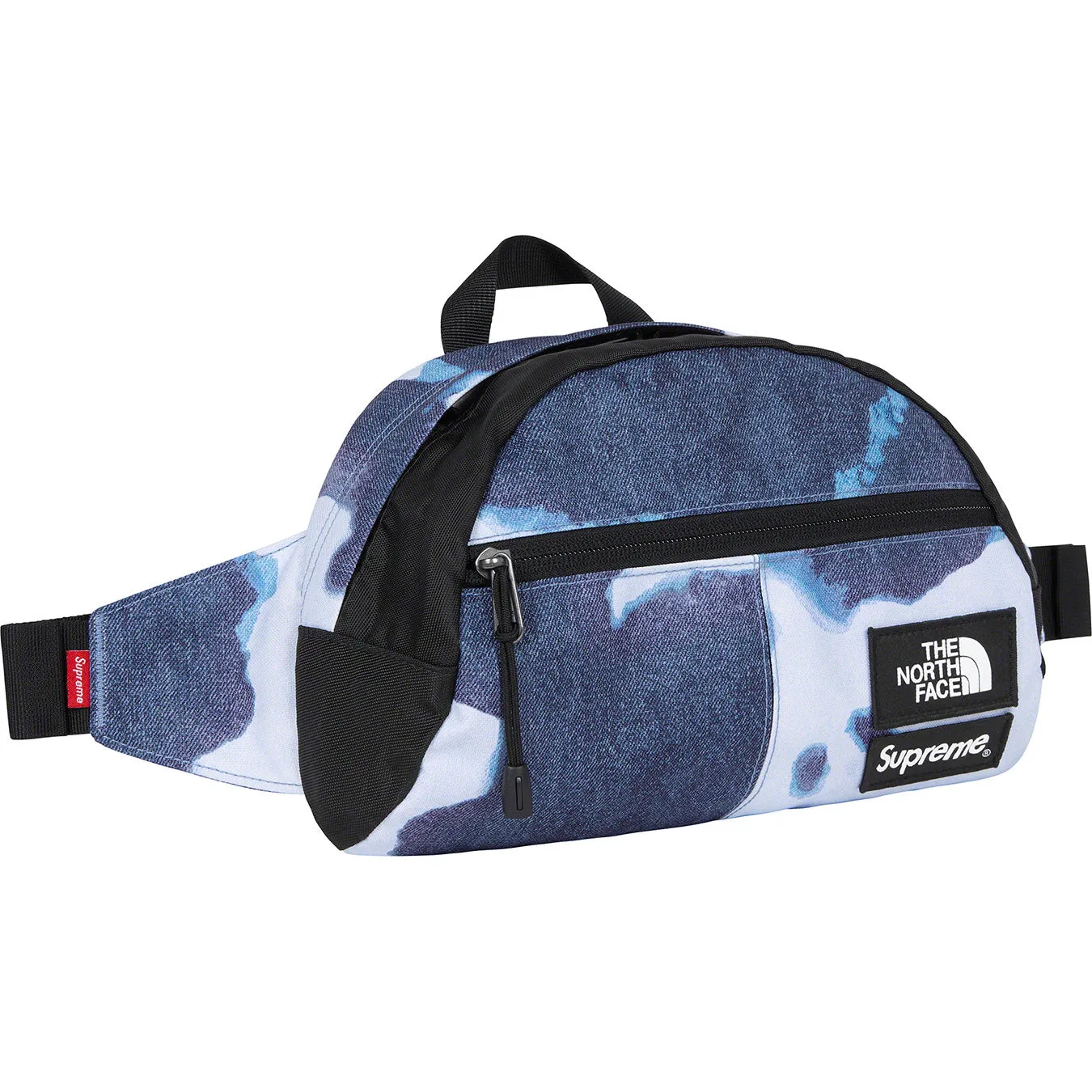 Supreme The North Face Bleached Denim Print Roo II Indigo