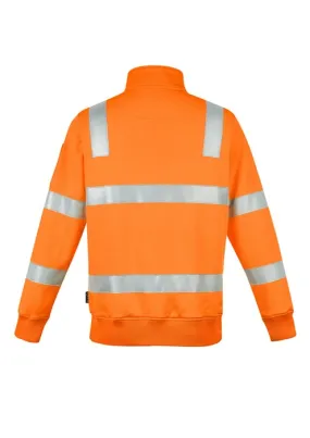 SYZMIK Unisex Hi Vis *Vic Rail Approved*l 1/4 Zip Pullover