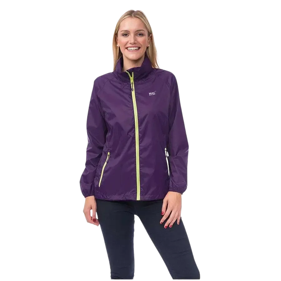 Target Dry Mac in a Sac Origin Unisex Waterproof Packaway Jacket in Grape