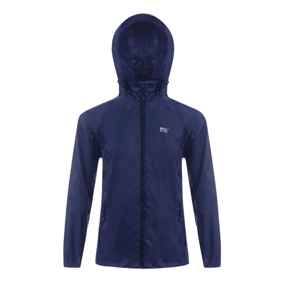 Target Dry Mac in a Sac Origin Unisex Waterproof Packaway Jacket in Navy