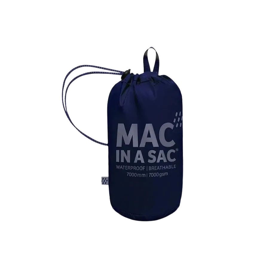 Target Dry Mac in a Sac Origin Unisex Waterproof Packaway Jacket in Navy