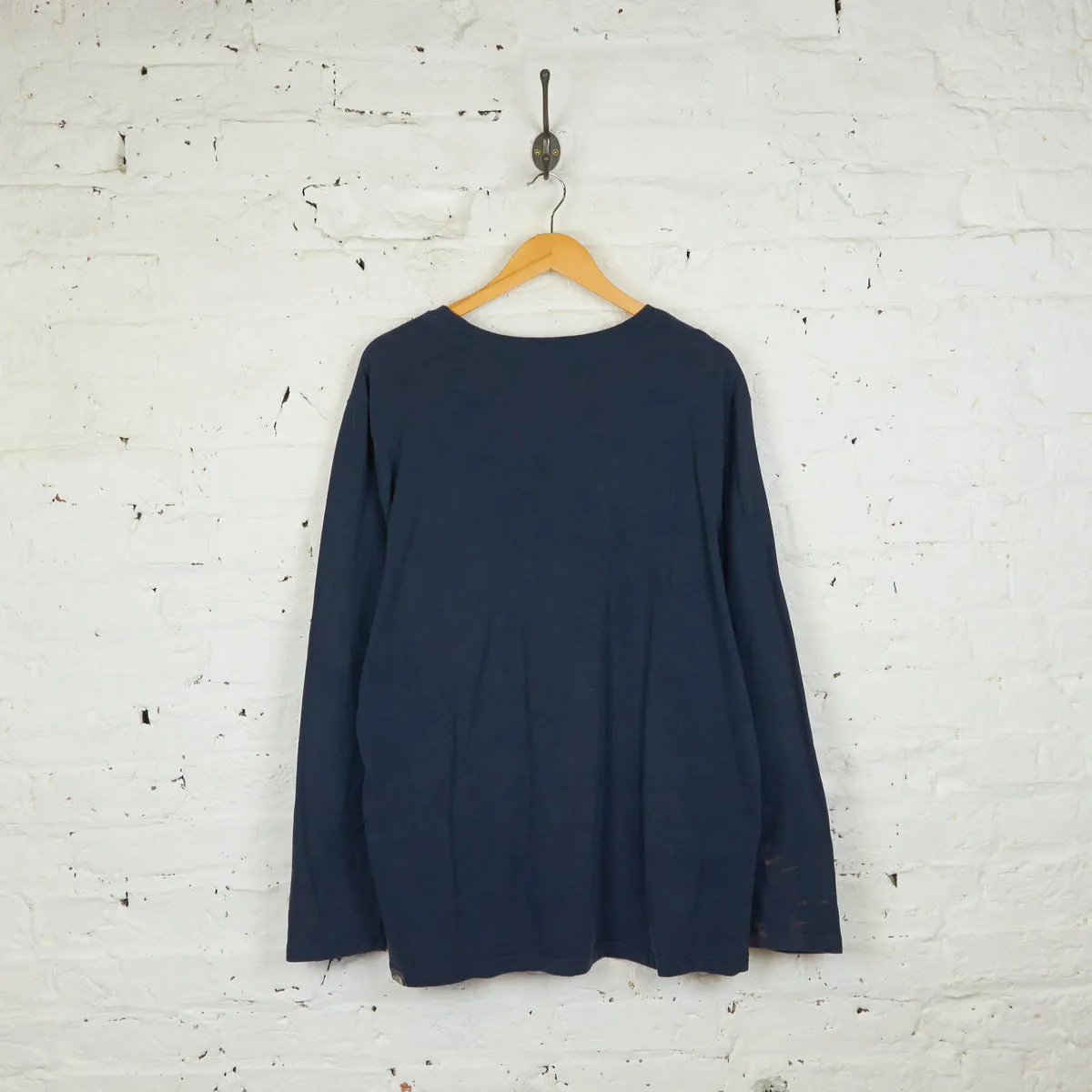 The North Face Long Sleeve T Shirt - Navy - XL